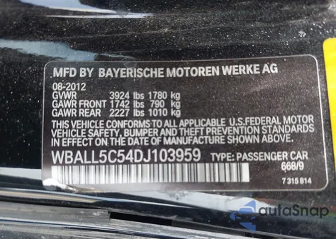 2013 BMW Z4 Sdrive28I из США, поврежденный, VIN WBALL5C54DJ103959